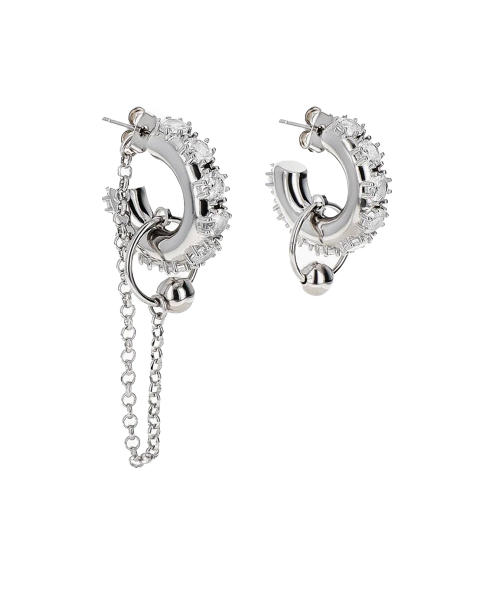 PENNY EARRINGS / PALLADIUM