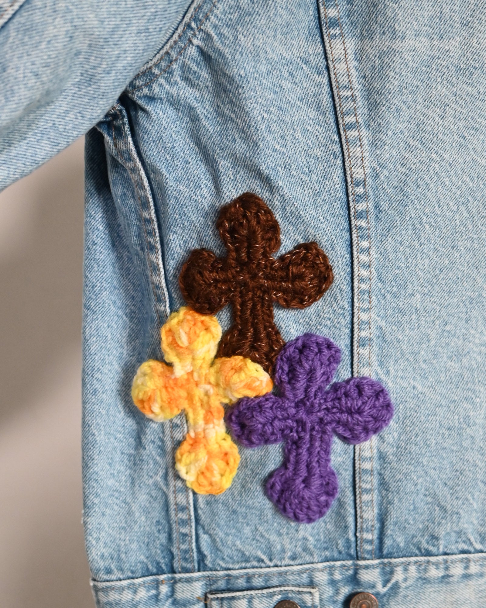Y.A.R.N.・ヤーン - デニムジャケット Y.A.R.N. DENIM JACKET AW13 / MULTI