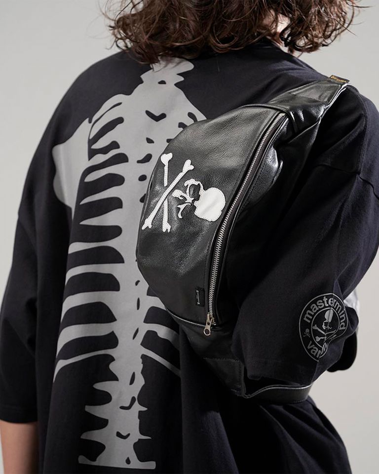 mastermind・マスターマインド - ショルダーバッグ VANSON / BONE FUNNY PACK / BLACK