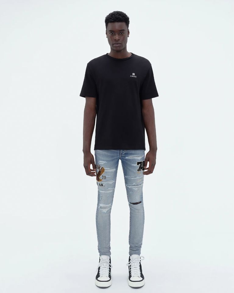 AMIRI・アミリ - デニムパンツ VARISTY EAGLE LOGO JEAN / INDIGO