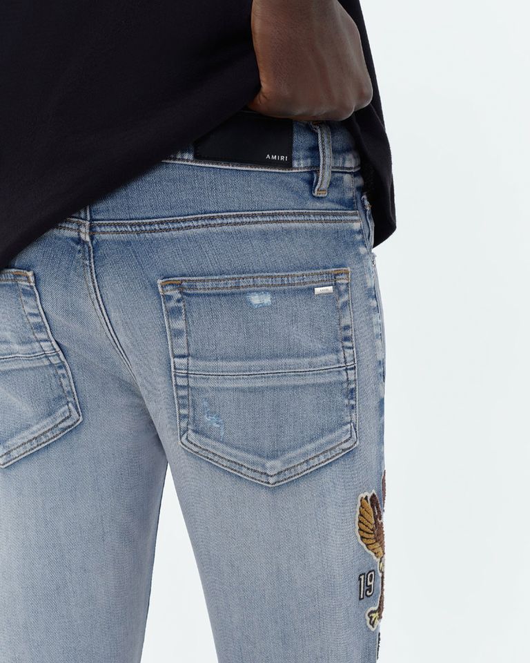 AMIRI・アミリ - デニムパンツ VARISTY EAGLE LOGO JEAN / INDIGO