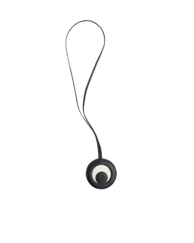 VEGETABLE TANNED LEATHER KEY HOLDER / BLACK