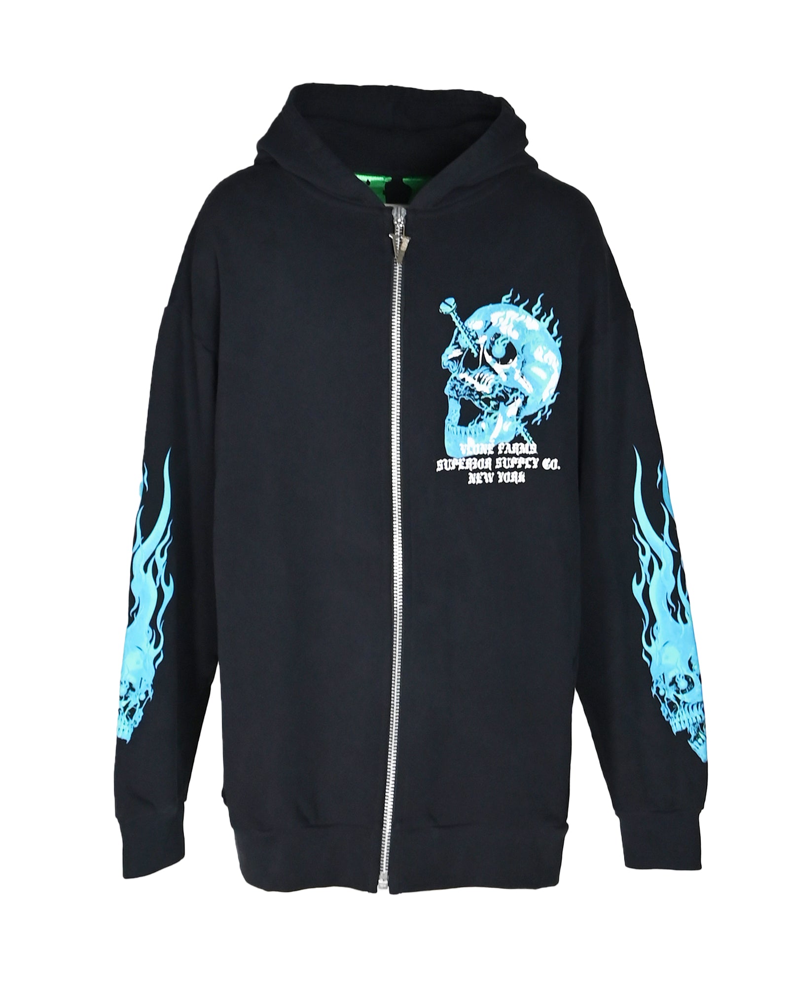 VLONE・ヴィーローン - パーカー・フーディ GLACIER ZIP UP HOODIE / BLACK