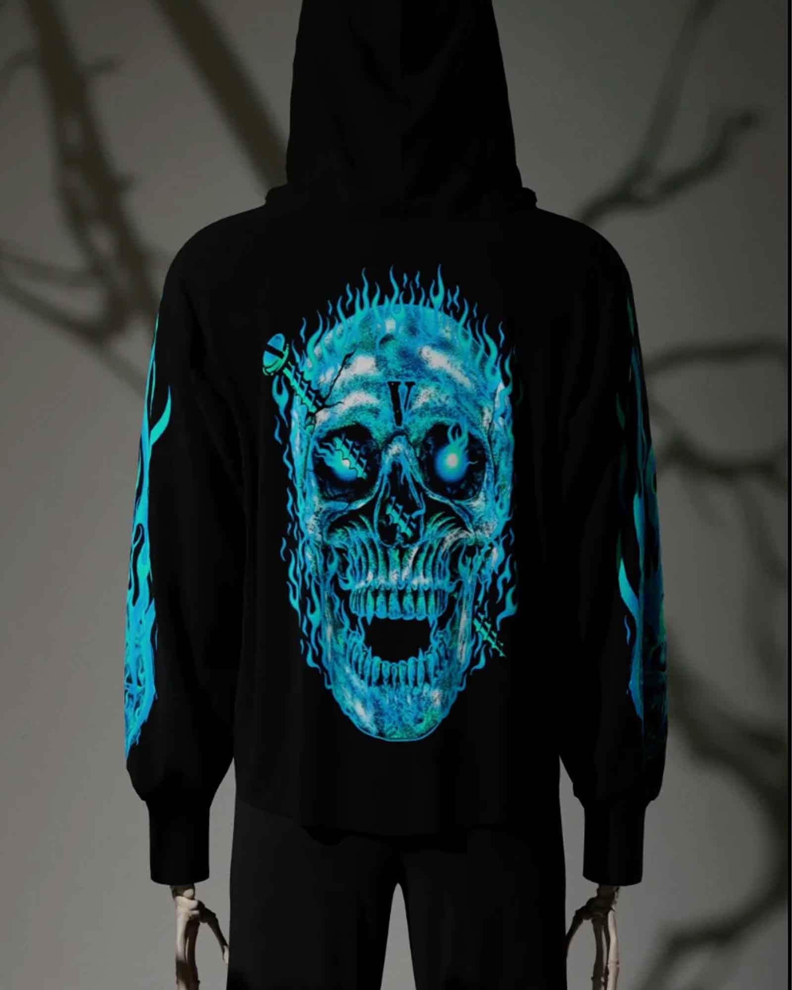 VLONE・ヴィーローン - パーカー・フーディ GLACIER ZIP UP HOODIE / BLACK