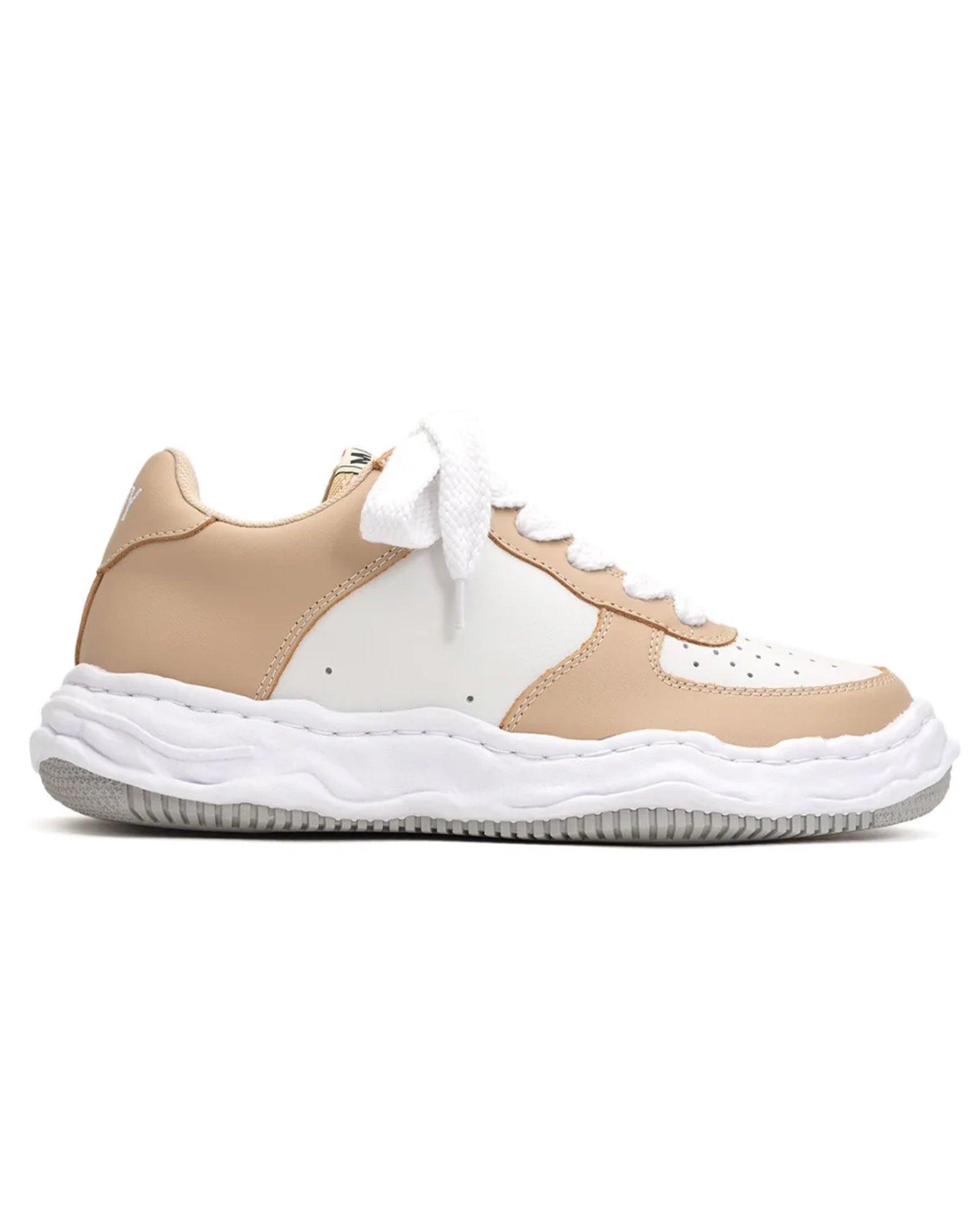 WAYNE LOW LEATHER / BEG＆WHT