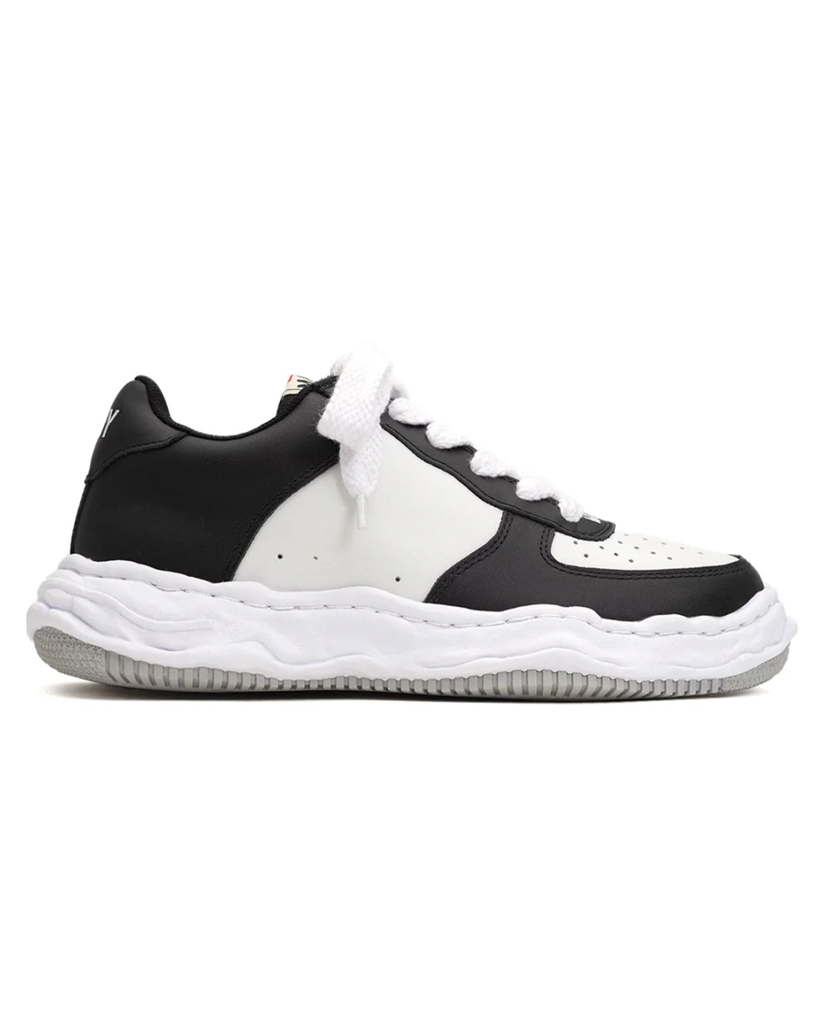 WAYNE LOW LEATHER / BLK&WHT