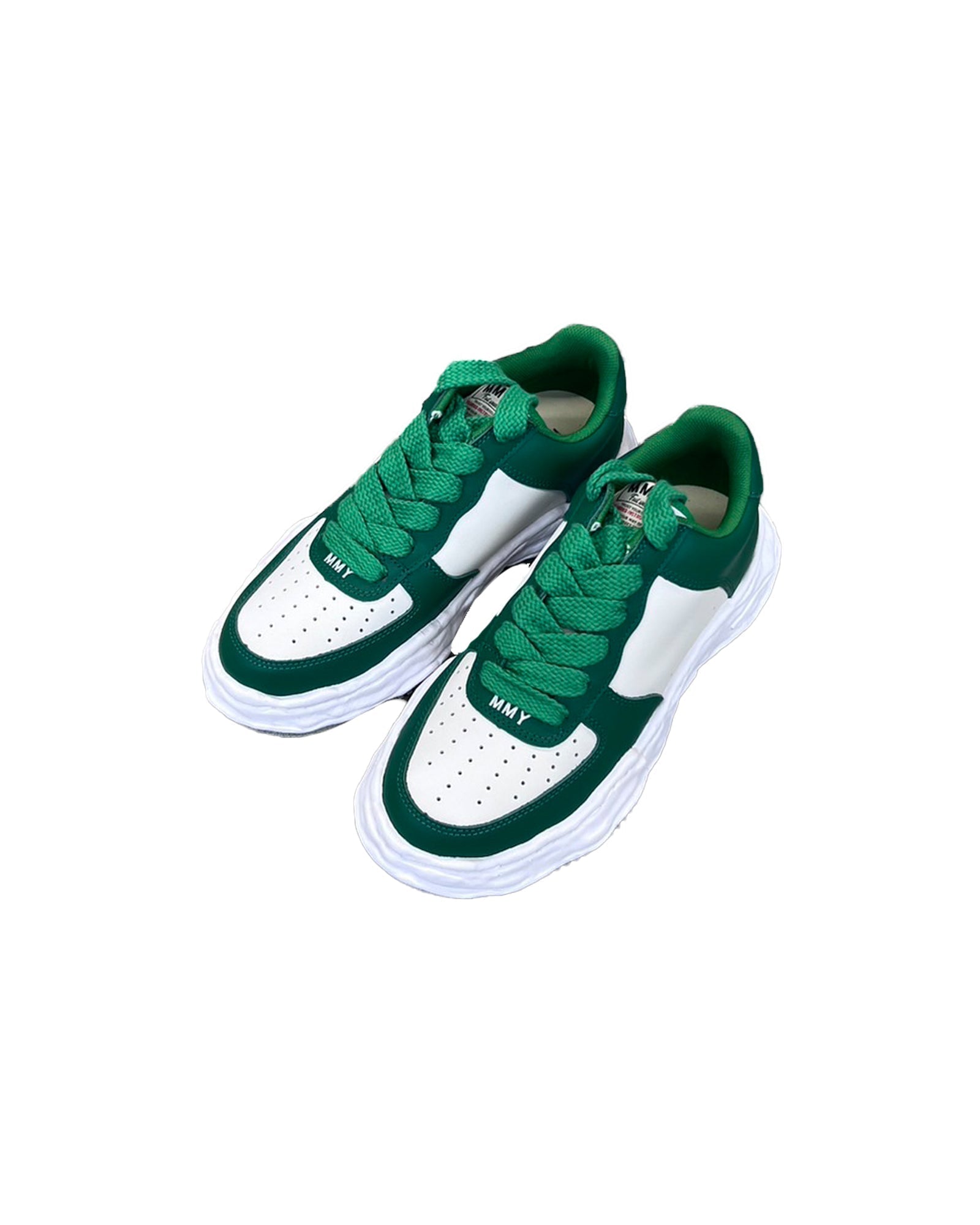 MIHARA YASUHIRO・Yasuhiro Mihara -  WAYNE LOW LEATHER / GRN＆WHT
