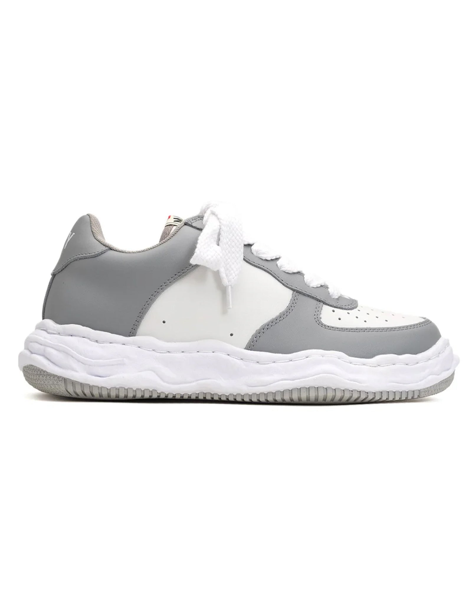 WAYNE LOW LEATHER / GRY＆WHT