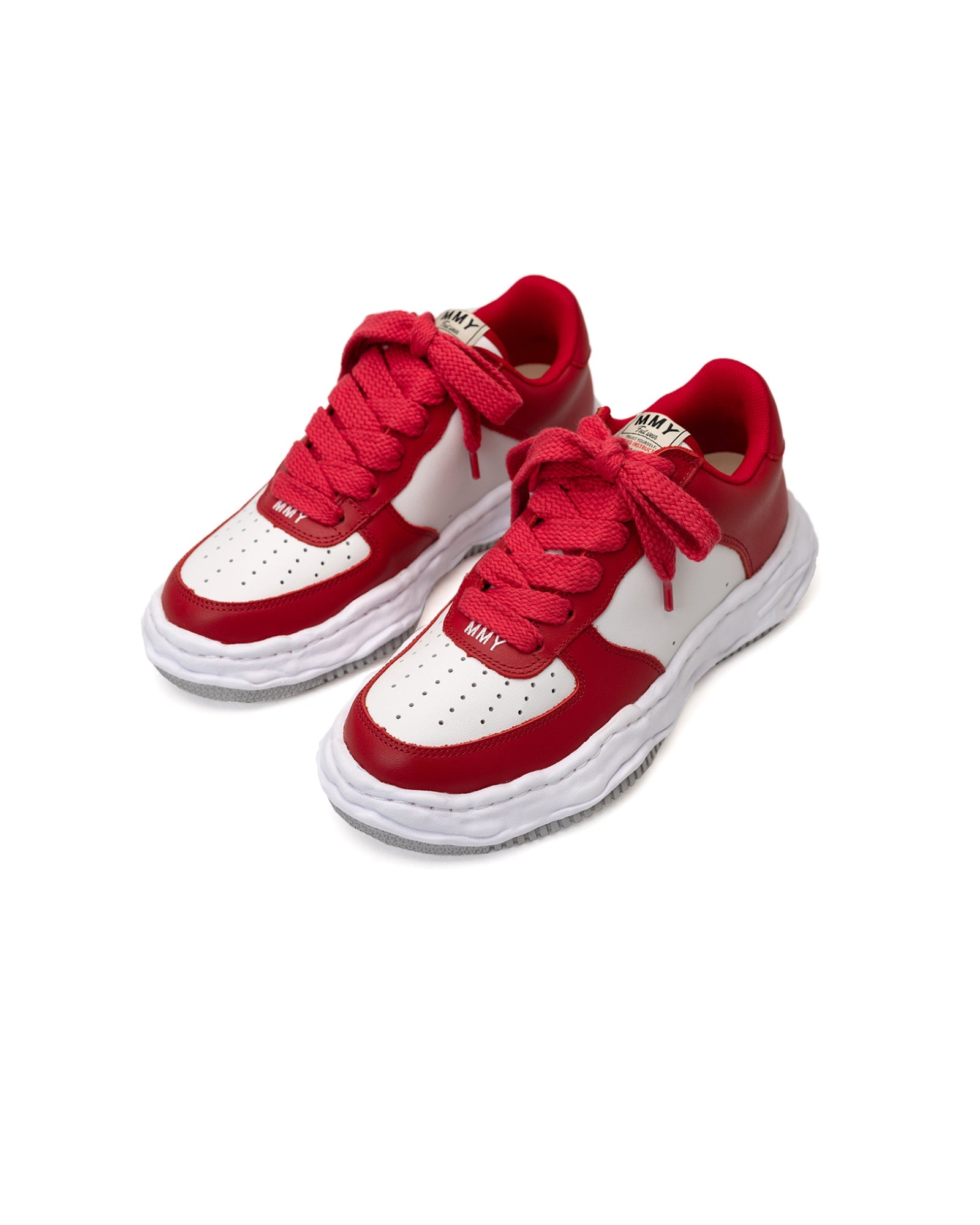 MIHARA YASUHIRO・ミハラヤスヒロ - ローカットスニーカー WAYNE LOW LEATHER / RED