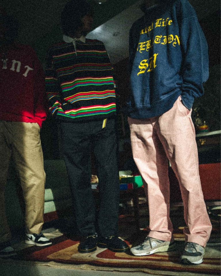 ©SAINT M×××××× × WIDE PANTS/CHINO / PINK