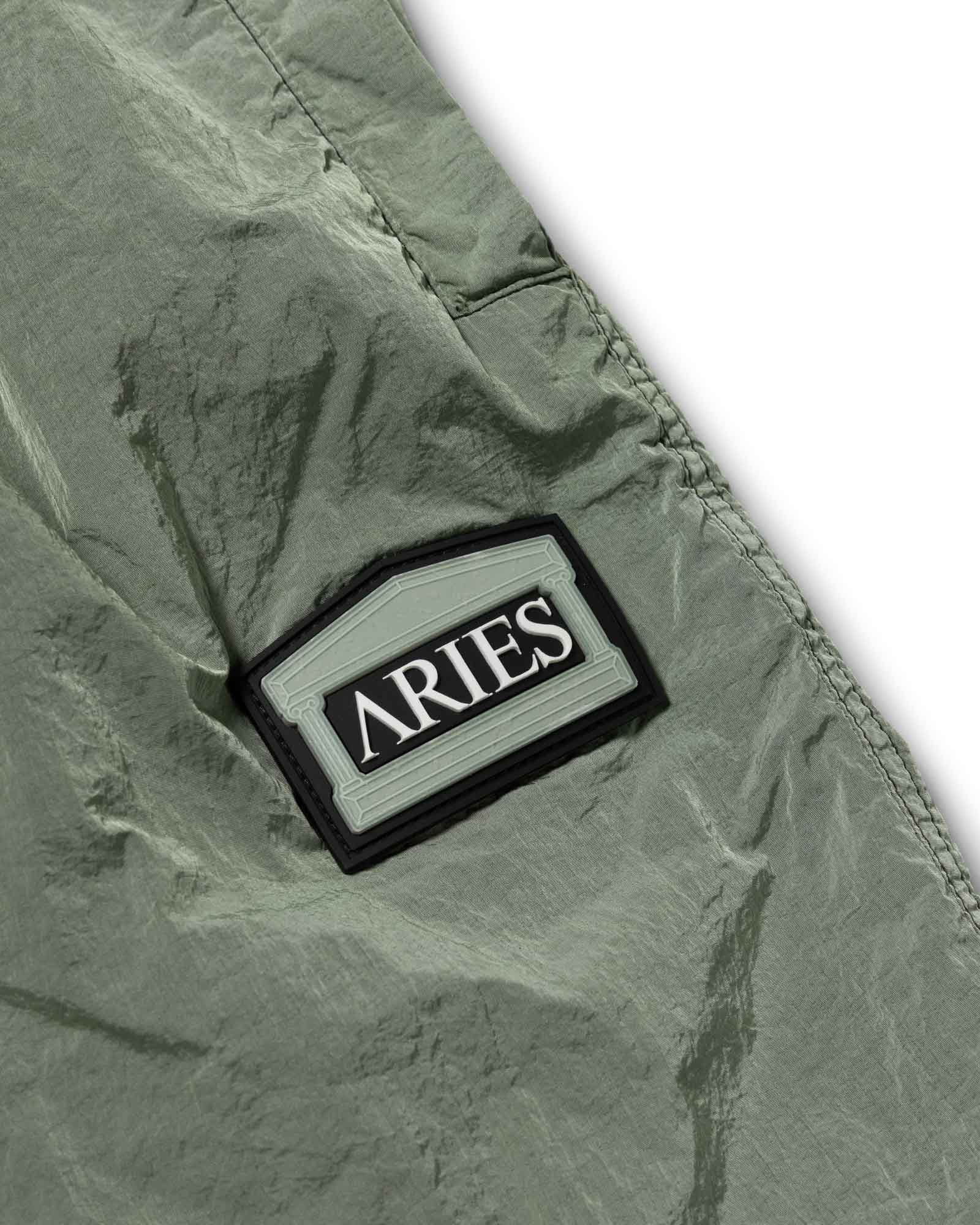 Aries・アリーズ - ハーフ・ショートパンツ WINDCHEATER SHORT / GREEN