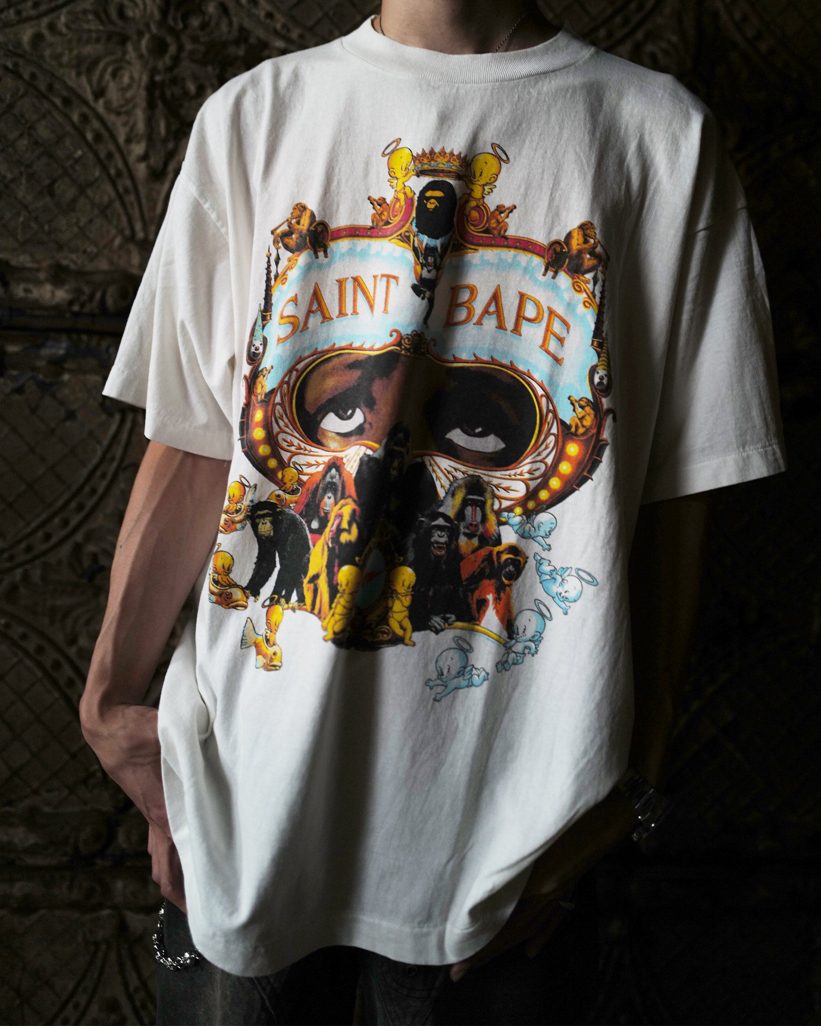 ©SAINT M××××××・セントマイケル - Tシャツ・カットソー BAPE_SS TEE/GENERATION / WHITE