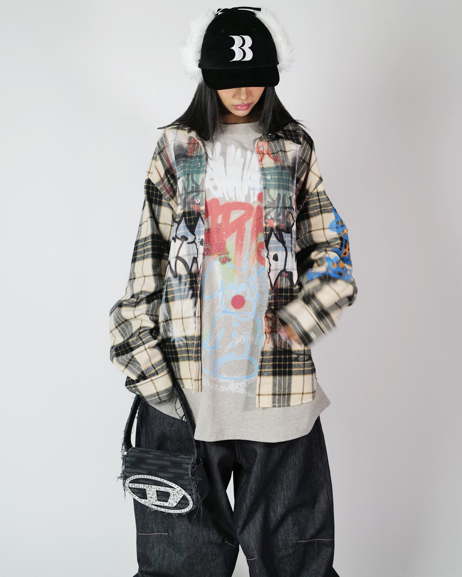 BASICKS・ベイシックス - キャップ BB LOGO FLIGHT CAP / BLACK