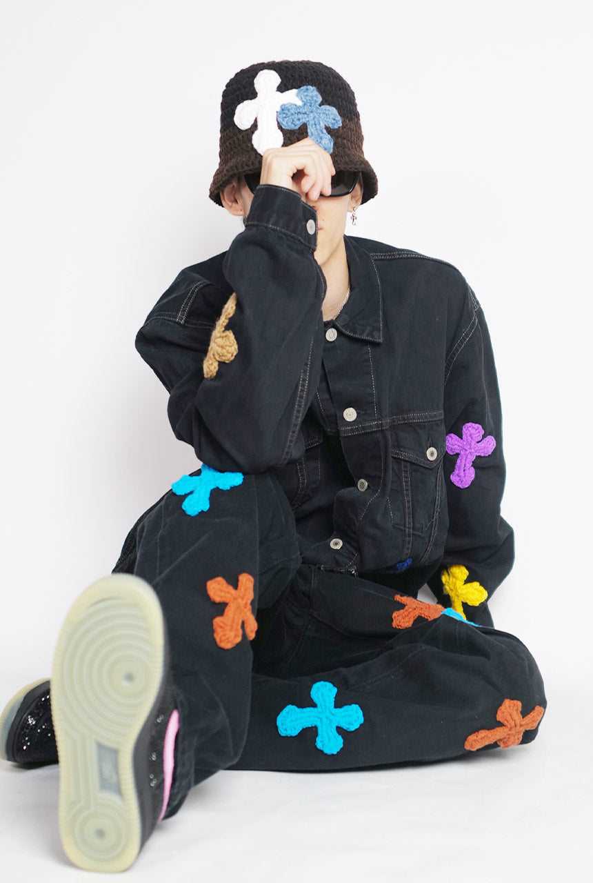 Y.A.R.N.・ヤーン - デニムジャケット Y.A.R.N. DENIM JACKET AW15 / MULTI