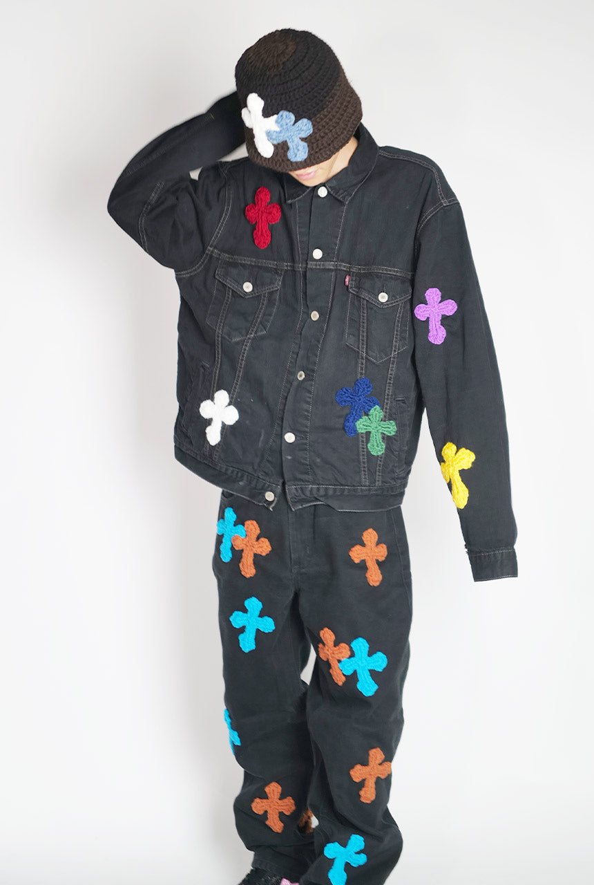 Y.A.R.N.・ヤーン - デニムジャケット Y.A.R.N. DENIM JACKET AW15 / MULTI